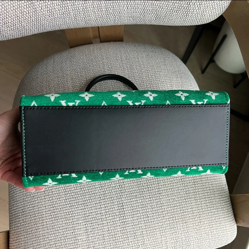 Louis Vuitton LV Green & White Monogram OnTheGo PM Bag